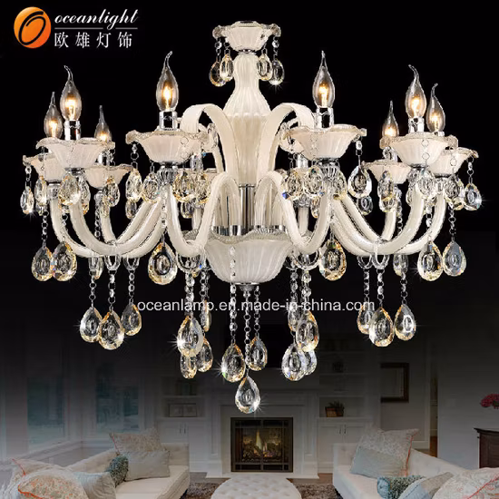 2019 New Design Luxury Crystal Candle Chandelier in Living Room (88012-8)