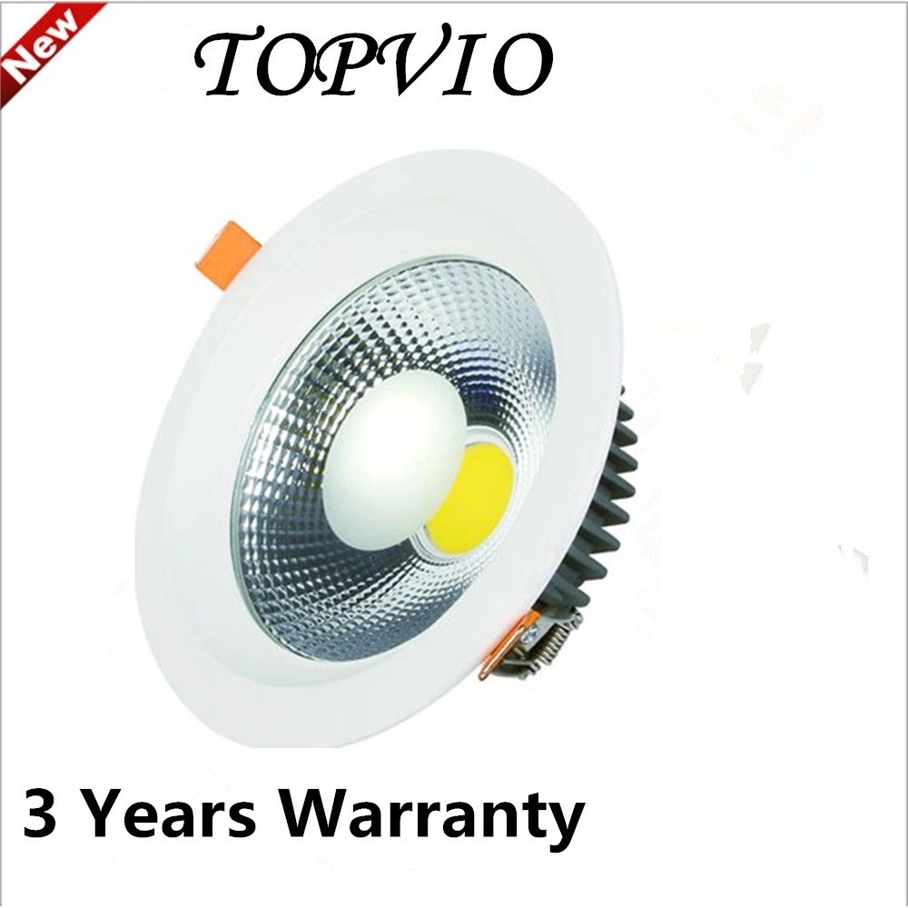 CE RoHS Approved 5W/7W/10W/15W/20W/30W Recessed Ceiling Round COB LED Downlight