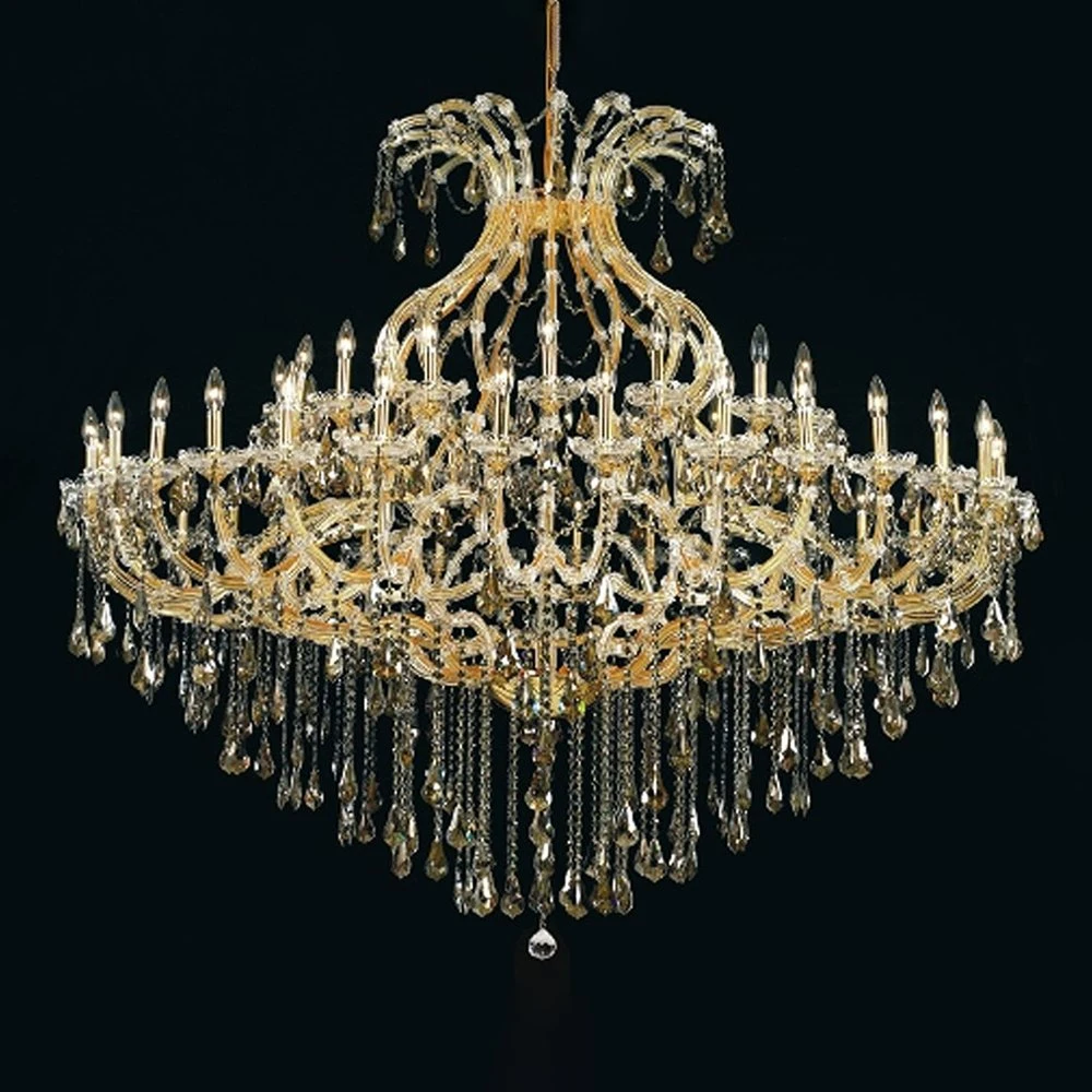 Large Classic Luxury Candle Light Maria Theresa Crystal Chandelier for Hotel Lobby Wedding Project Decoration