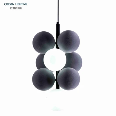 Lampadari moderni a sospensione a soffitto moderno in flanella a LED Ocean Novelty Nordic