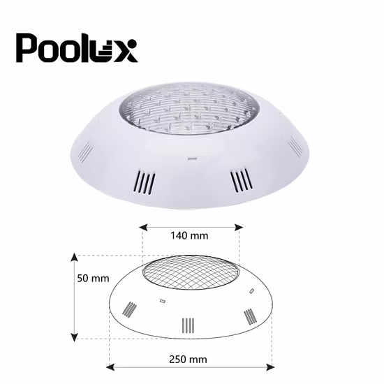 Luce LED per piscina sottile impermeabile IP68 montata a parete da 18 W 250 mm di Poolux