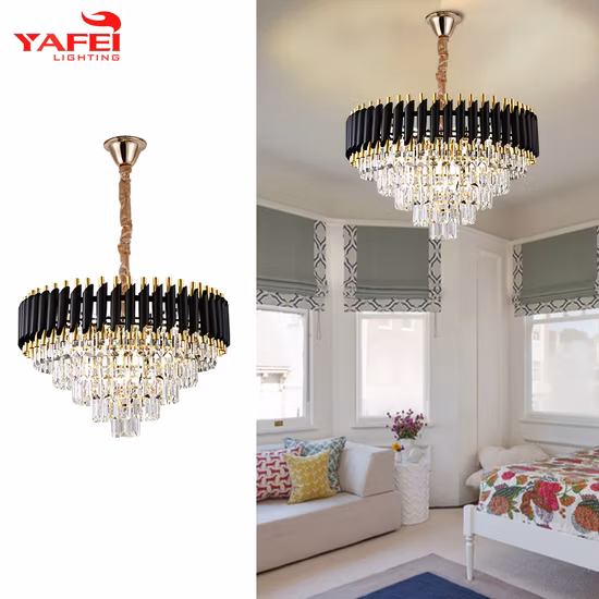 Grande lampadario portacandele a sospensione cromato in stile francese