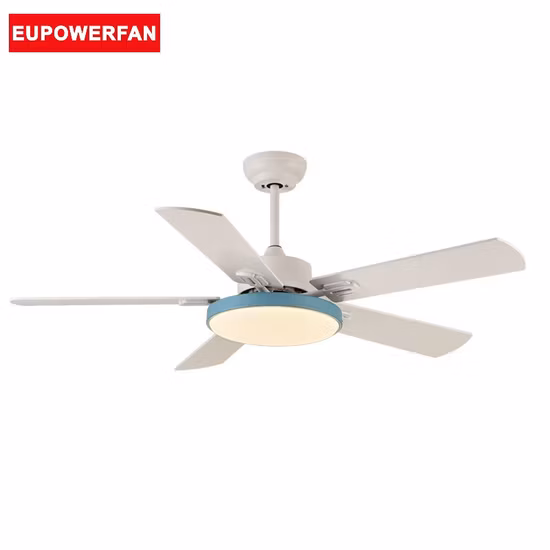 Vendita ventilatore da soffitto Ventilatore da soffitto moderno in legno multistrato con telecomando e luce