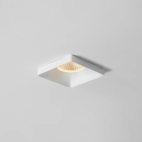 Downlight LED quadrato da soffitto COB da 8W Hotel Projects