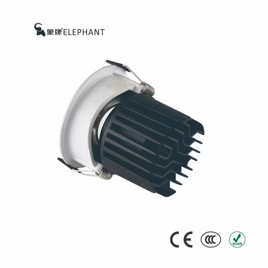 Faretto da Incasso a Soffitto Elefante Orientabile Moderno Hotel COB LED Downlight 12W